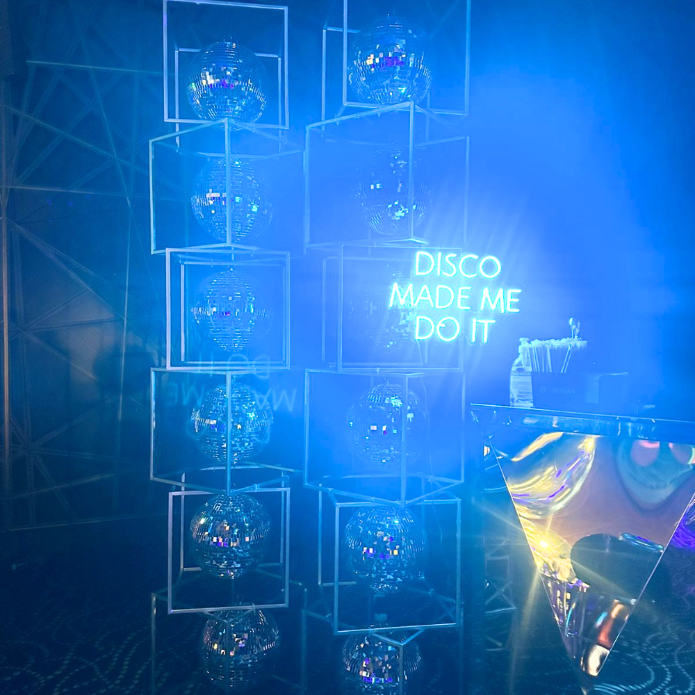 Disco Made Me Do It- LED Neon Sign
