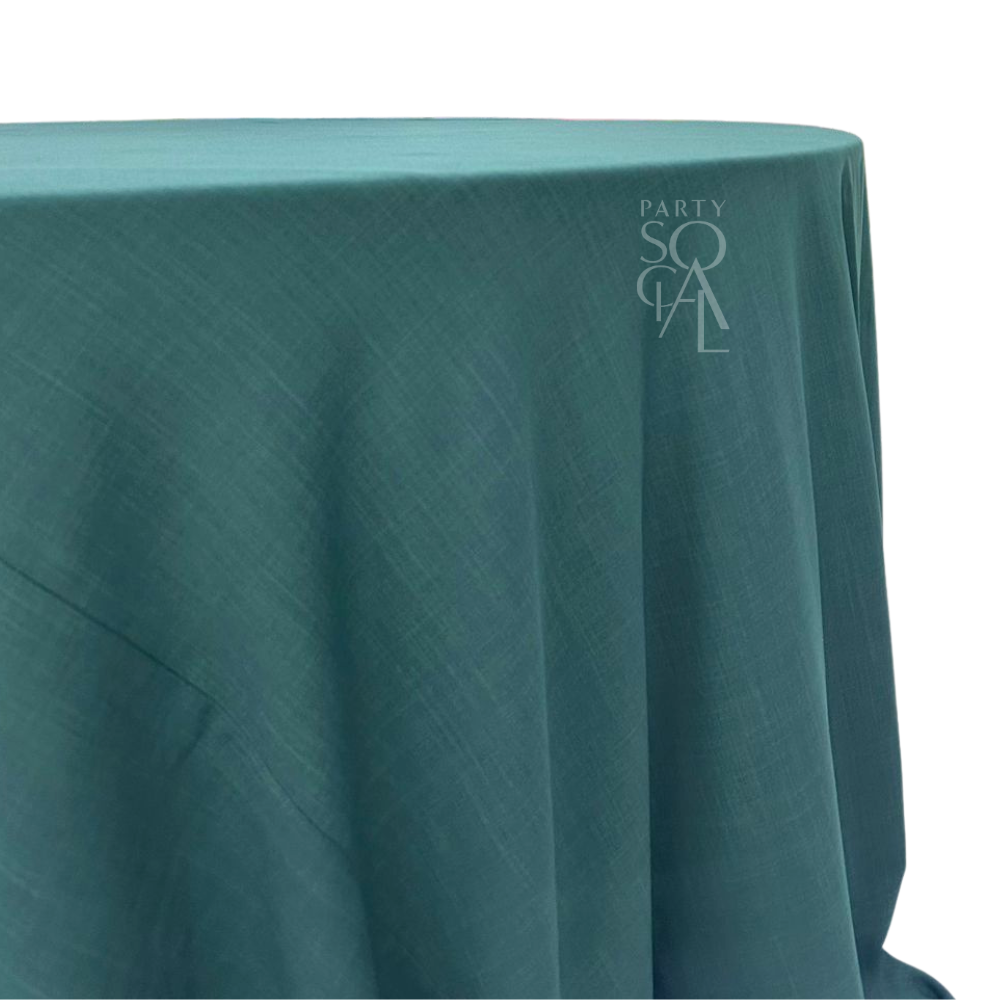 ROUND TABLECLOTH COTTON LINEN