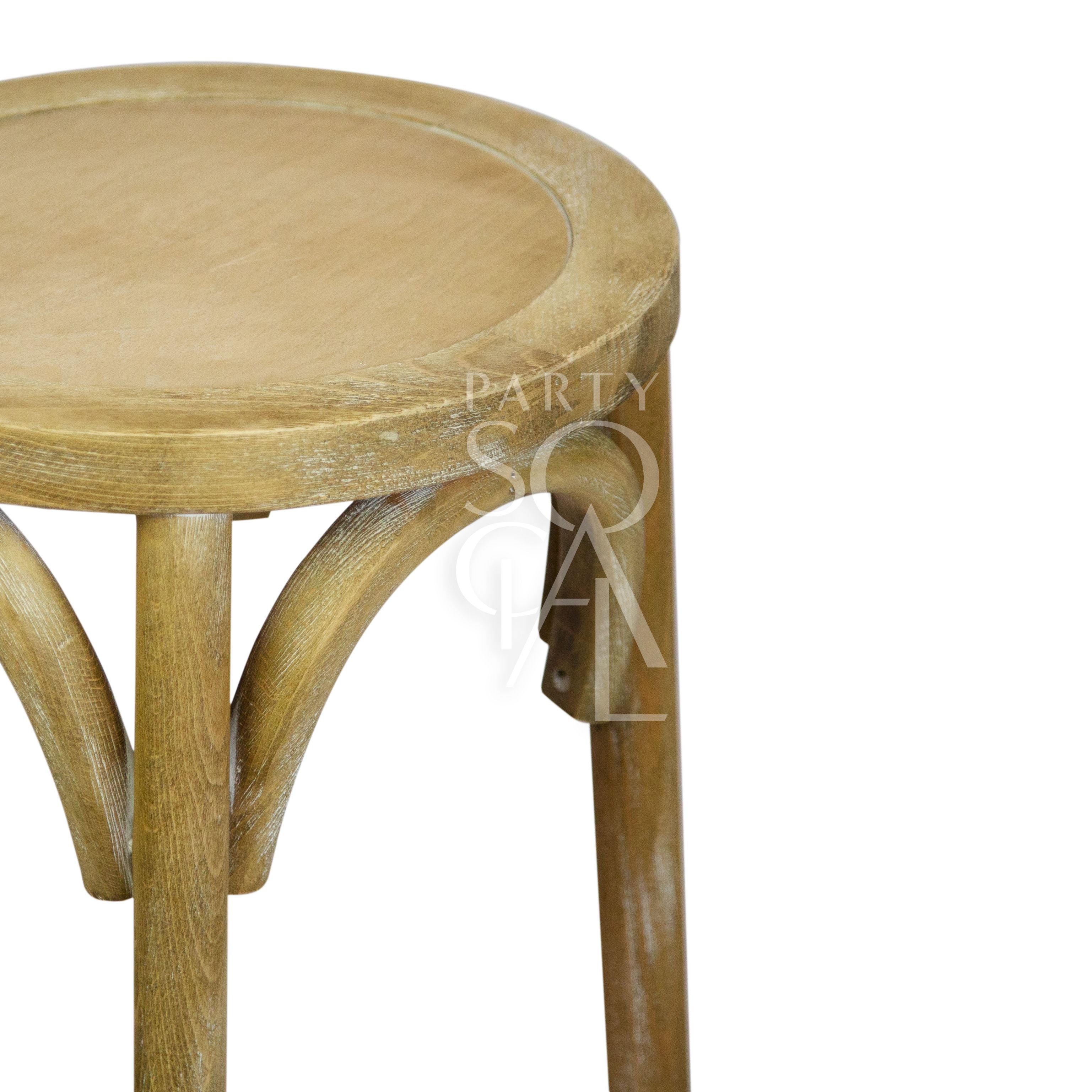 Wooden bar stool featuring a classic and sturdy design. This bar stool is crafted from high-quality wood with a smooth finish, offering both comfort and durability. Its timeless design makes it suitable for various settings, including home bars, kitchen counters, or commercial spaces. Ideal for adding a touch of rustic charm and practical seating to any area.