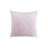 Velvet cushion cover in blush pink, adding a soft and elegant touch.