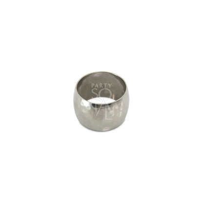 NAPKIN RING - HAMMERED DOME