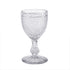 Classic vintage-style goblet with a clear finish and diamond pattern, perfect for any occasion.